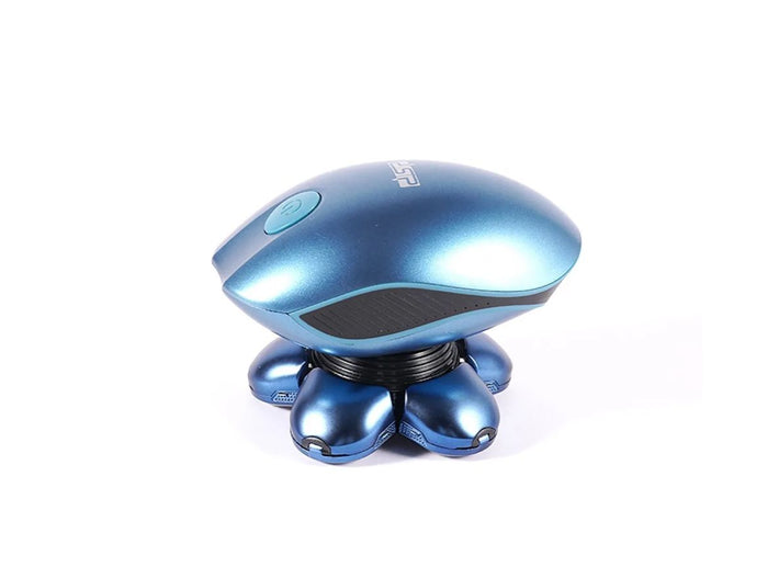 Rasoio Elettrico Ricaricabile 6 Testine Rotanti Viso Testa IPX6 Art.60105