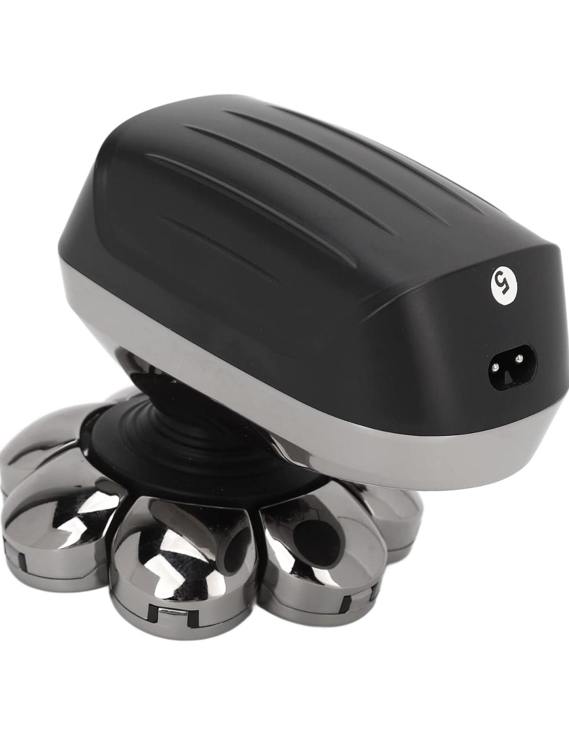 Rasoio elettrico ricaricabile 4 in 1 8 testine rotanti barba testa naso ART60174