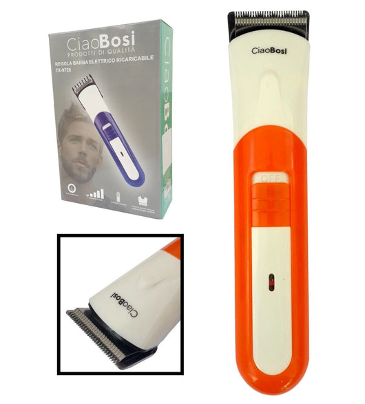 Rasoio taglia capelli elettrico regola barba batteria ricaricabile TX-9726