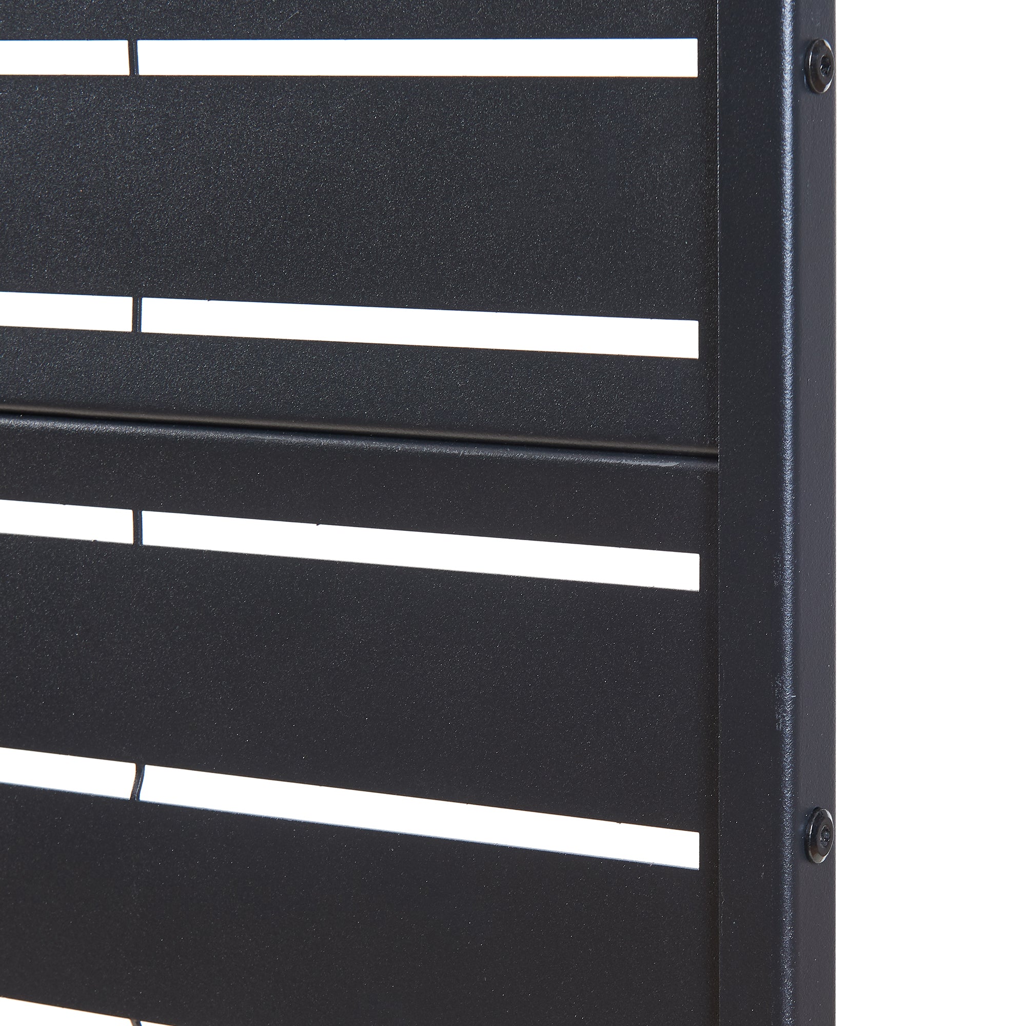 Pannello Divisorio Trolu Struttura Traforata in Acciaio 200 x 100 cm Nero casa.pro