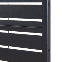 Pannello Divisorio Trolu Struttura Traforata in Acciaio 200 x 100 cm Nero casa.pro