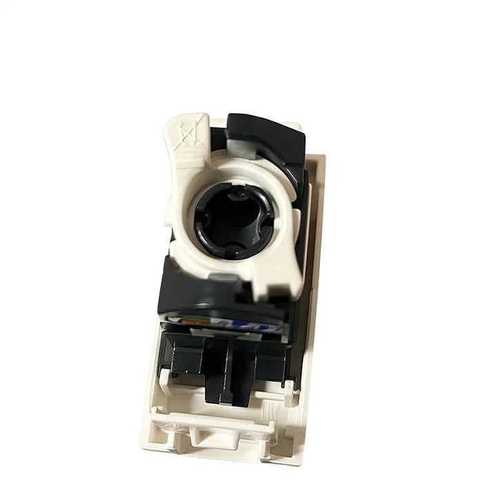 Connettore rj45 cat 5e utp toolless 1 modulo bianco