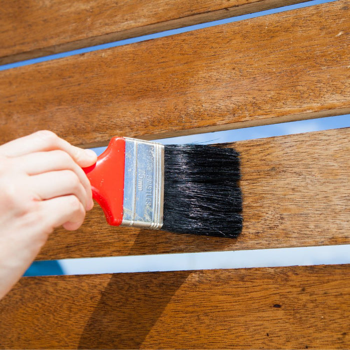 Fondo funghicida alchidico per legno interno ed esterno *** formato 2.5 lt, colore- teak, confezione 1