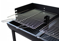 Barbecue A Carbonella Acciaio Verniciato Nero 100X47X94 H Cm