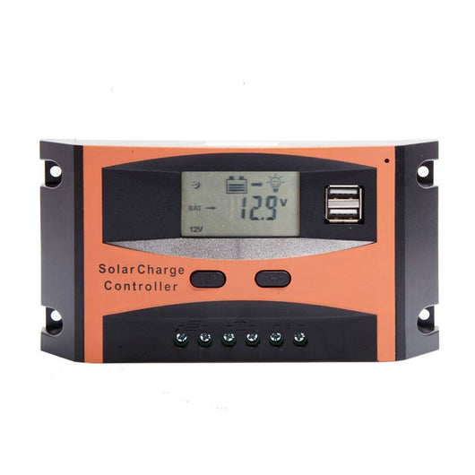 Regolatore di carica 50A per pannello solare 12/24V display LCD USB Art.91735