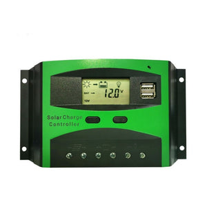 Regolatore di carica 50A per pannello solare 12/24V display LCD USB Art.91735