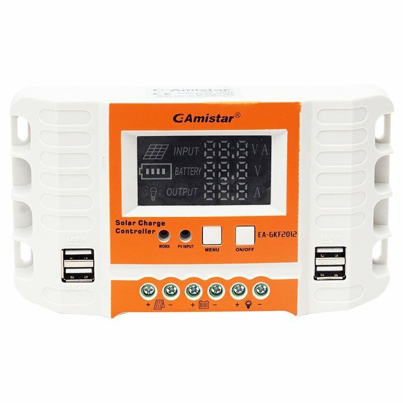 Regolatore di carica solare fotovoltaico 40 amper 12v24v 4 usb-GKF4012