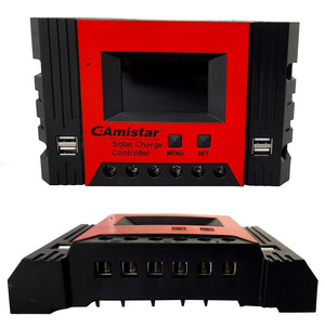 Regolatore di carica solare fotovoltaico 50 amper 12v24v 4 us GKS5024-50A