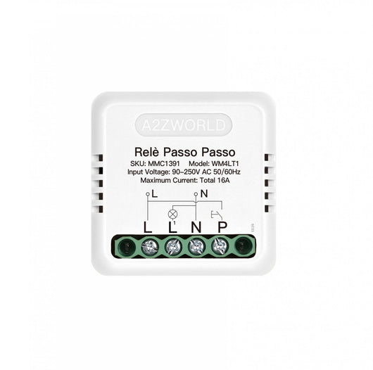 Relè Passo Passo Elettronico Silenzioso Impulse Relay 1 Contatto NO 16A 220V AC Con Memoria 40X40X18mm Compatibile Con Finder 13.91