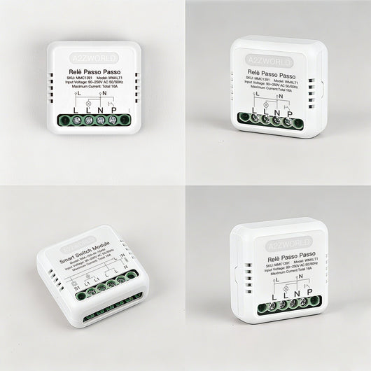 Relè Passo Passo Elettronico Silenzioso Impulse Relay 1 Contatto NO 16A 220V AC Con Memoria 40X40X18mm Compatibile Con Finder 13.91