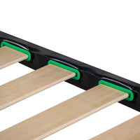 Rete letto singola ortopedica 90x200 in metallo con doghe flessibili in faggio per letto una piazza - Comprarredo