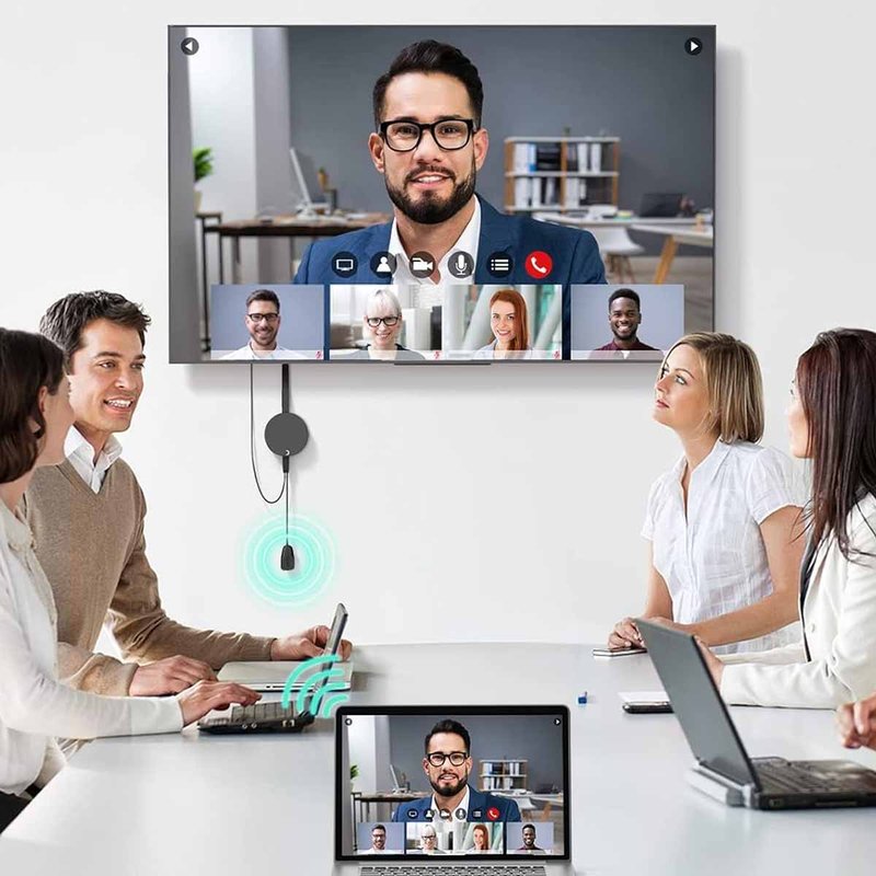 Ricevitore Display HDMI Wireless Wifi Compatibile con IOS Airplay e Google Chromecast Modello 2178