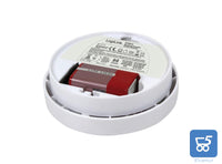 Rilevatore Di Fumo Ottico a Batteria con Sirena LED Lampeggiante Rosso a Muro o Soffitto