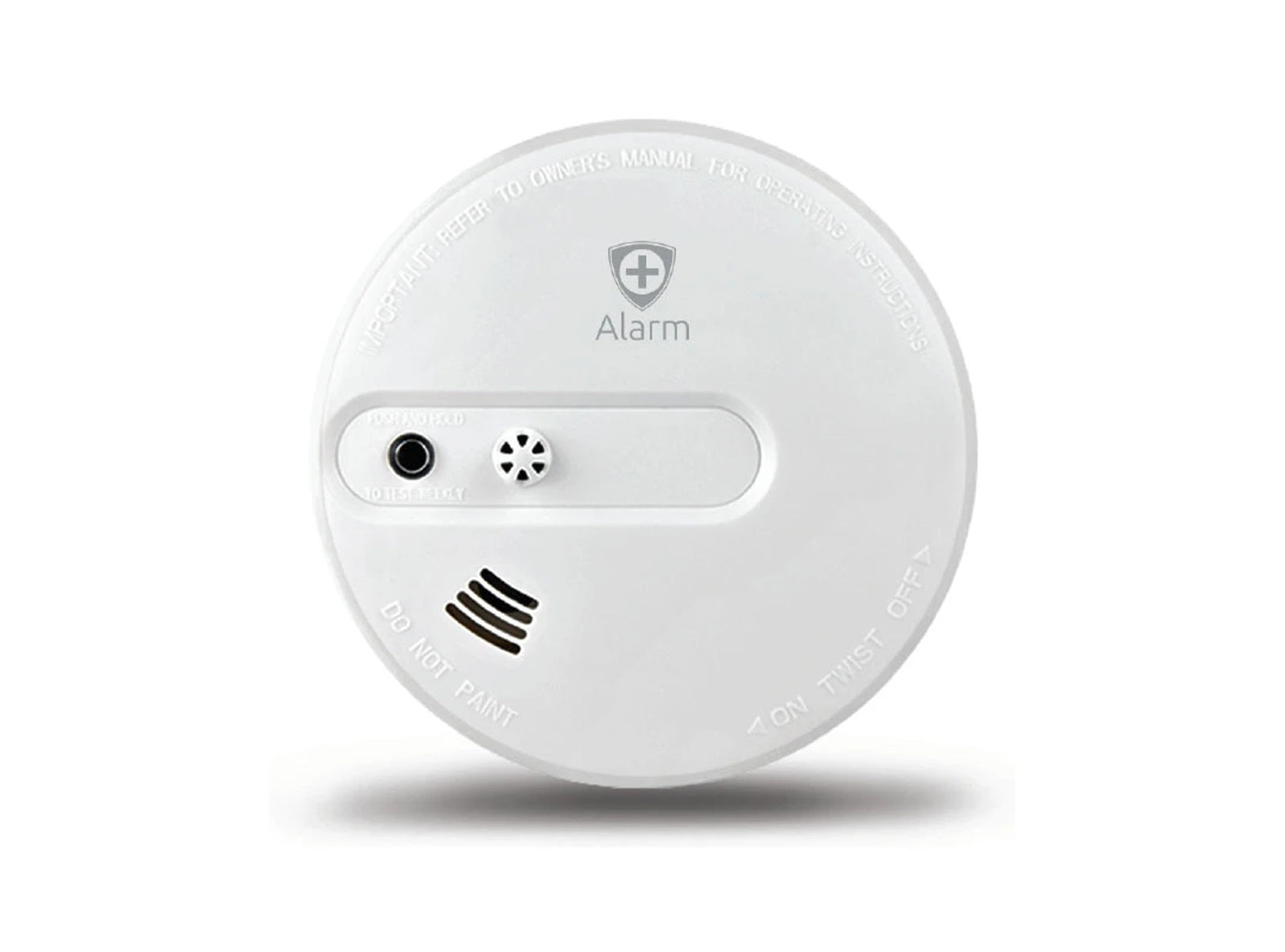 Rilevatore di Fumo e Incendio con Batteria Integrata Allarme con Materiale di Montaggio