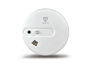 Rilevatore di Fumo e Incendio con Batteria Integrata Allarme con Materiale di Montaggio