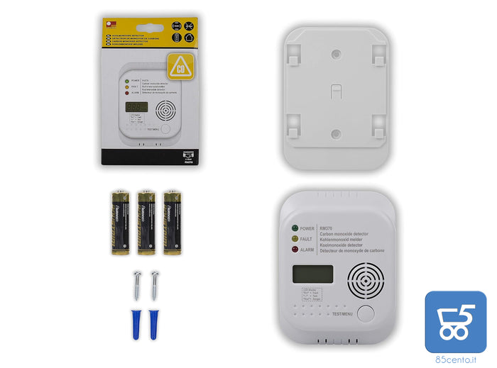 Rilevatore di Monossido di Carbonio per Casa e Camper a Batteria