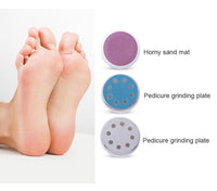 Rimuovi calli elettrico duroni piedi pedicure 3 testine AE-909B