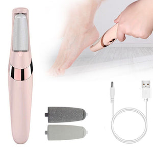 Rimuovi calli elettrico ricaricabile duroni piedi pedicure 2 testine LT-2030