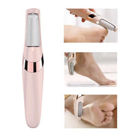 Rimuovi calli elettrico ricaricabile duroni piedi pedicure 2 testine LT-2030