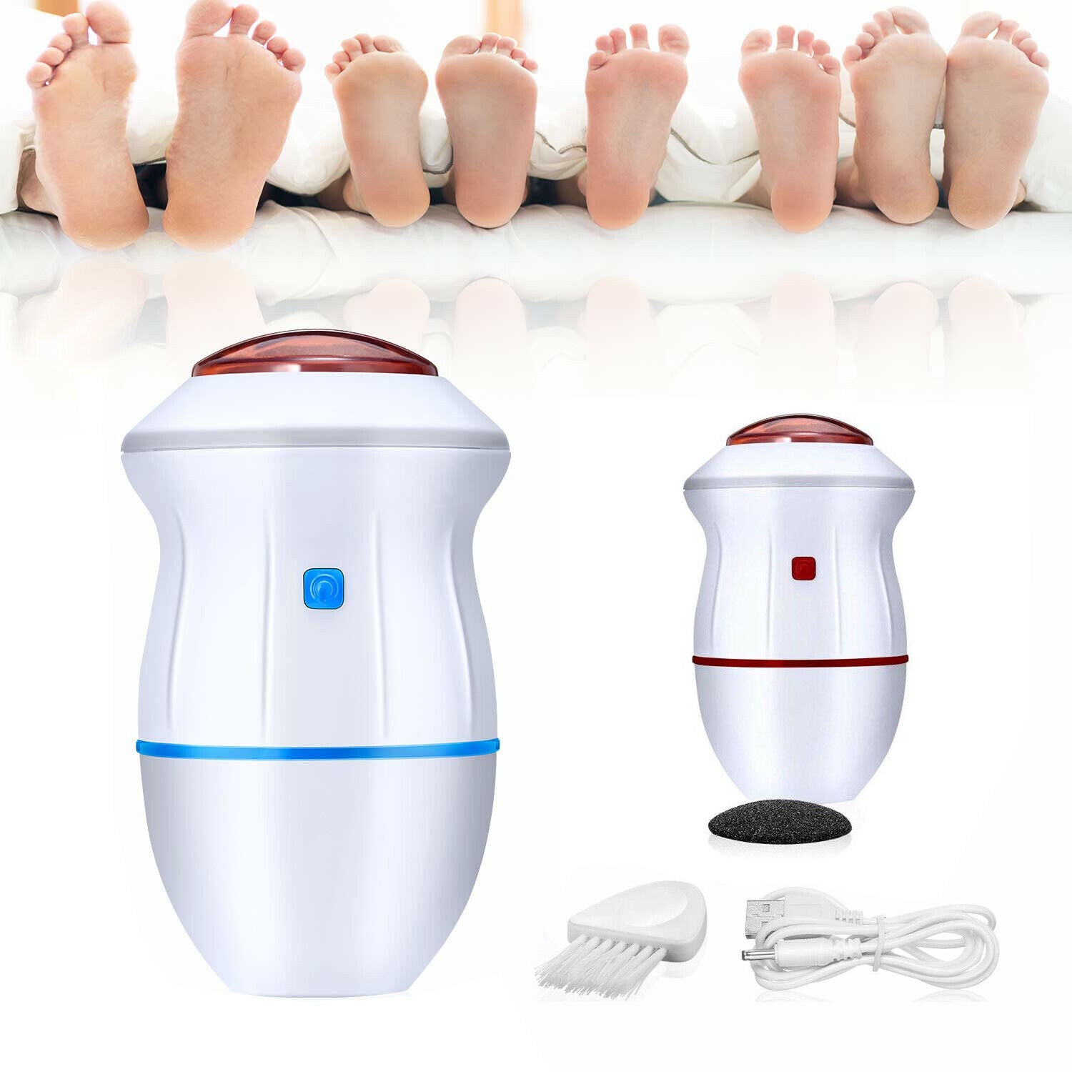 Rimuovi calli elettrico ricaricabile piedi pedicure per calli e duroni Art.600