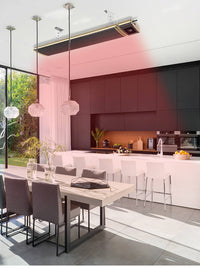 Sined Riscaldatore Infrarossi Comandabile Da Smartphone Con Wifi Da 2400w Nero