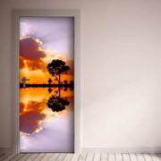 Decorazione per Porta Autoadesiva Facile da Applicare 210x83 cm Door Cover Africa