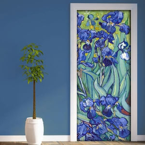 Decorazione per Porta Autoadesiva Facile da Applicare 210x83 cm Door Cover Van Gogh