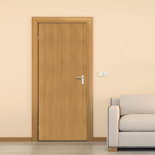 Decorazione per Porta Autoadesiva Facile da Applicare 210x83 cm Door Cover Pear Wood