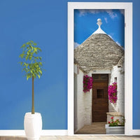 Decorazione per Porta Autoadesiva Facile da Applicare 210x83 cm Door Cover Puglia