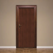 Decorazione per Porta Autoadesiva Facile da Applicare 210x83 cm Door Cover Walnut Dark Wood