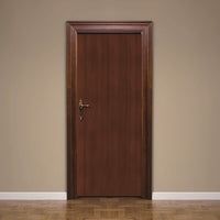 Decorazione per Porta Autoadesiva Facile da Applicare 210x83 cm Door Cover Walnut Dark Wood