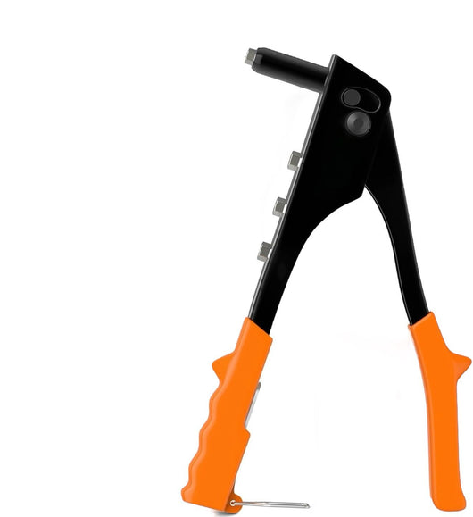 Rivettatrice Manuale 10"/250 mm Con Chiave inclusa e 4 Testine Intercambiabili 160101