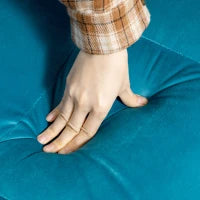 Divano Letto Reclinabile, Divano 3 Posti per Soggiorno e Camera da Letto in Velluto Verde, Legno e Acciaio