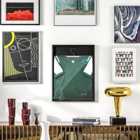 Cornice in Alluminio e Acrilico, Protezione UV, 60x80 cm, Nero