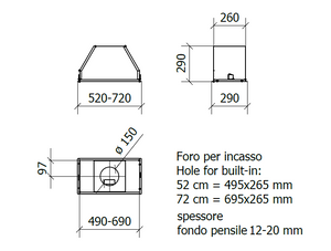 BLOCK DRY DROP cm 72 â€“ Nero - 700 m3/h