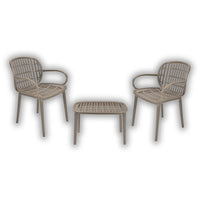 Positano SET con cuscini - Taupe - CERTIFICATO TÜV SÜD