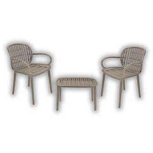 Positano SET con cuscini - Taupe - CERTIFICATO TÜV SÜD