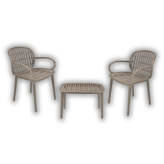 Positano SET con cuscini - Taupe - CERTIFICATO TÜV SÜD