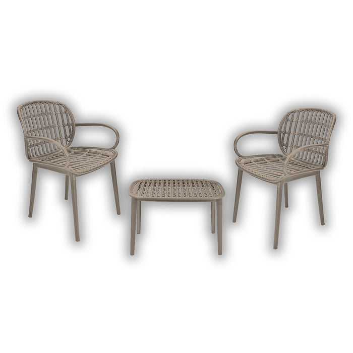 Positano SET con cuscini - Taupe - CERTIFICATO TÜV SÜD