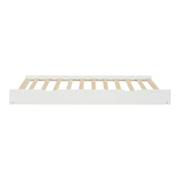 Cassettone Sottoletto Estraibile Ydre Letto Secondario con Rotelle Legno Bianco [en.casa]