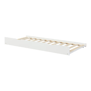 Cassettone Sottoletto Estraibile Ydre Letto Secondario con Rotelle Legno Bianco [en.casa]