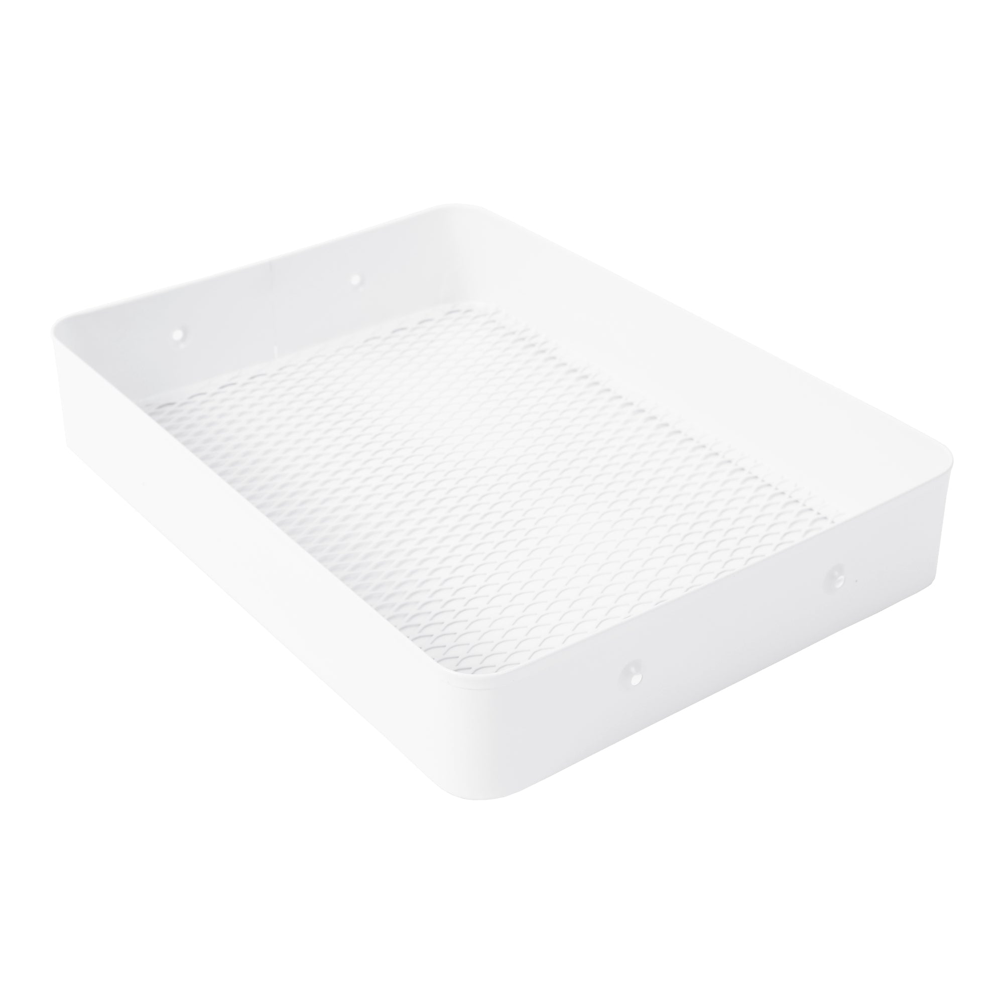 Carrello di servizio con ruote 3 cesti acciaio 785 x 46 x 35 cm bianco 03_0006799