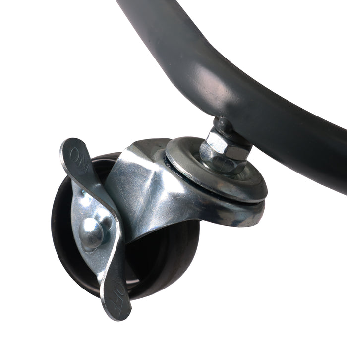 Carrello da Cucina 'Pyhäntä' in Acciaio con 3 Contenitori - Nero opaco [en.casa]