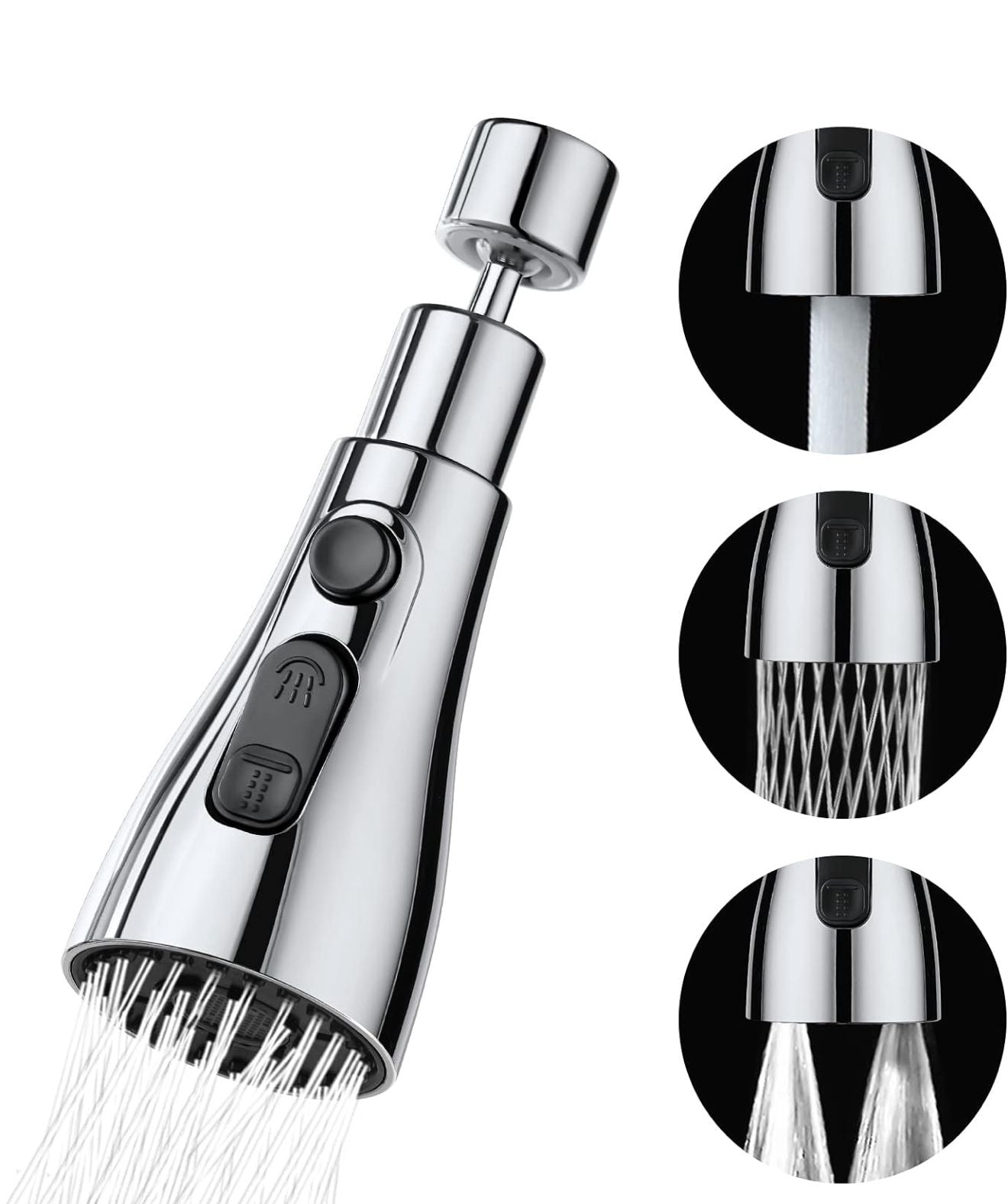 Rompigetto Rubinetto Cucina Snodabile 360° Aeratore Lavello cucina Universale