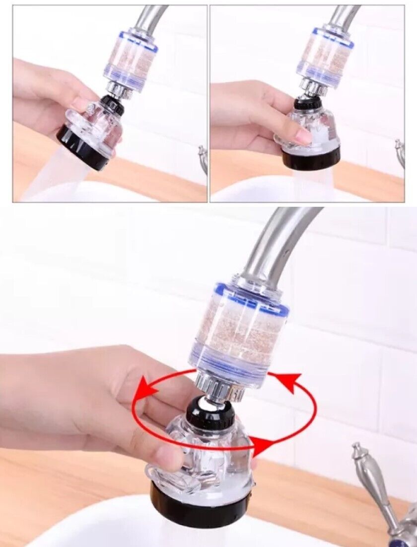 Rompigetto a snodo areatore filtro anticalcare 3 getti per rubinetto AB-J308