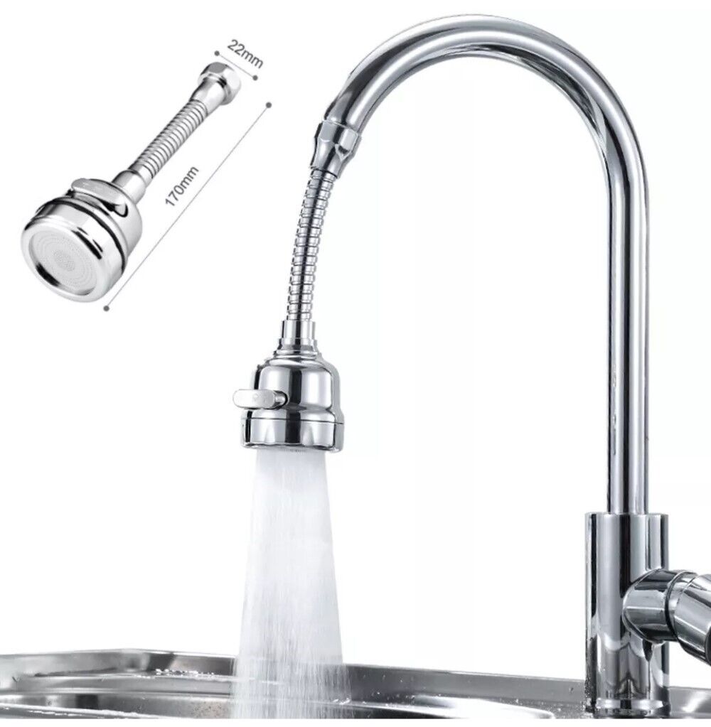 Rompigetto flessibile a doccetta per rubinetto areatore doccino 3 getti AB-J309