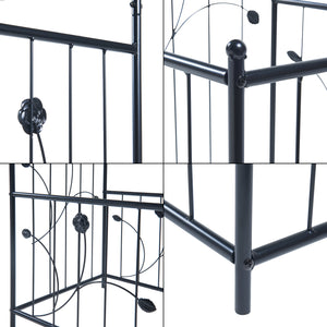 Pergola Arcuata Barisciano con Recinti per Piantare - Nero casa.pro