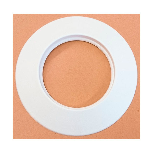 Rosone bianco  in silicone DN  100 mm  d. esterno  170 mm. canna fumaria pellet