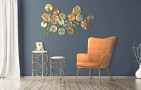 Pannello In Ferro Leaf  Cm 117X7X74