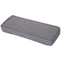 Salotto da Giardino in Rattan da 7 Pezzi con Tavolino e Divano Modulabile con Cuscini, Grigio